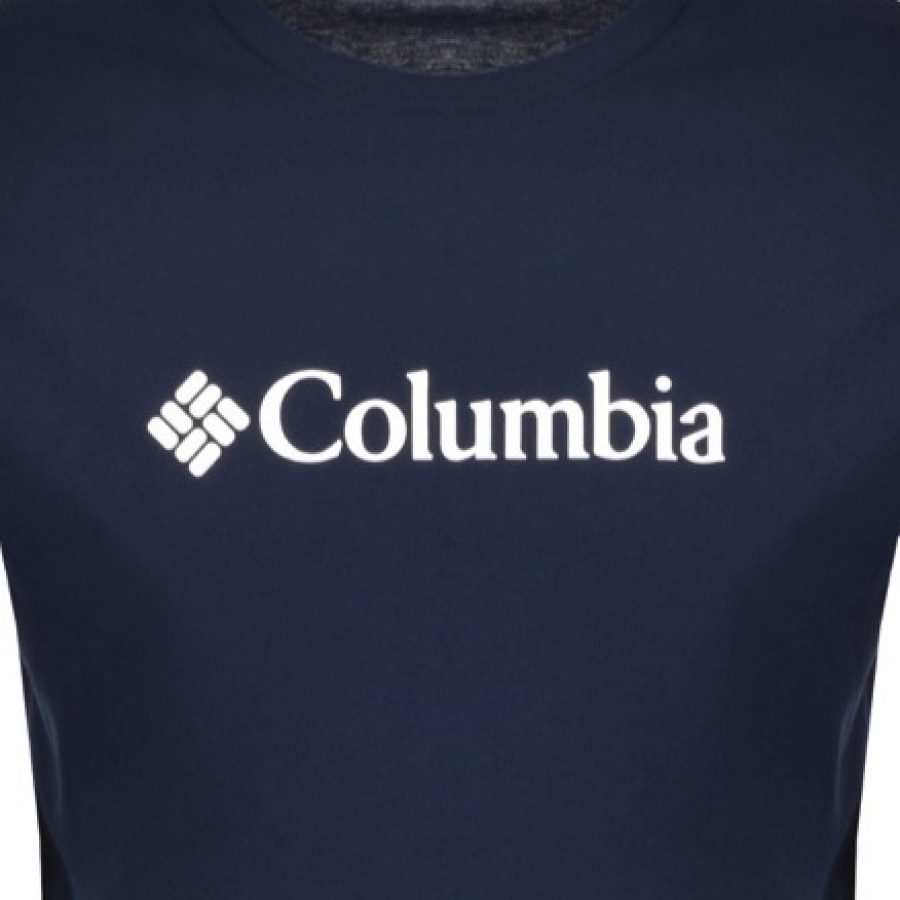 Alternative Image for ProductColumbia Basic Logo T Shirt Navy3